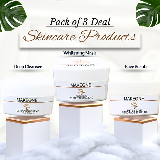 MakeOne 3-in-1 Skincare Pack | Complete Glow Kit