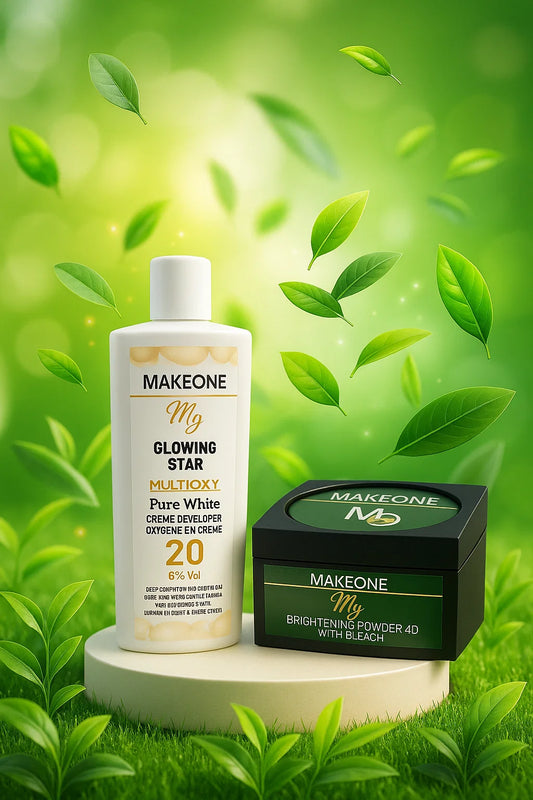 MakeOne Skin Polish 2-in-1 – Brightening + Exfoliating Combo (Large Size | Salon Grade)